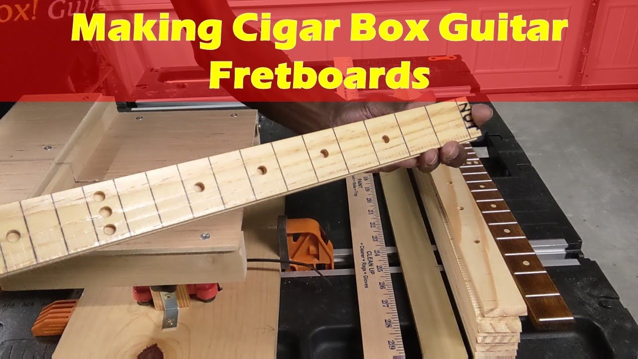 how to make a cigar box guitar neck